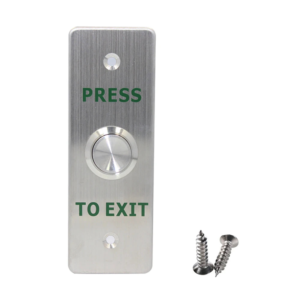 86*86mm IP65 Waterproof switch Door Exit Button Release Push Switch Stainless Steel Alloy exit button Vue