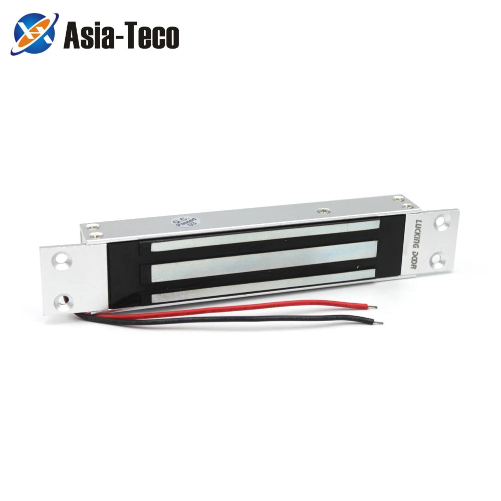 12V Single Door Electric Magnetic Electromagnetic Lock With Mortise Mount 350lbs 600lbs Holding Force Access Control Lock Vue