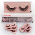 SHIDISHANGPIN Wholesale Eyelashes 3d Mink Lashes Natural Mink Eyelashes Wholesale False Eyelashes Makeup False Lashes In Bulk Vue 20Pairs5W Lashes United States