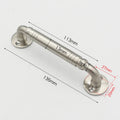 KAK Stainless Steel Door Handles for Interior Doors Bedroom Kitchen Door Pulls Fire-proof Door Handle Cabinet Handle Hardware Vue Length 136mm