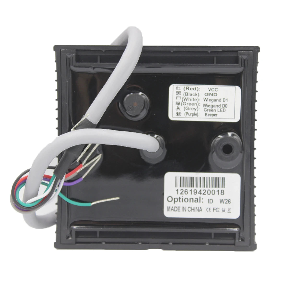 13.56MHZ/125KHZ RFID access control card reader Proximity Card Access Control Reader wiegand card reader IP65 waterproof KR200E Vue