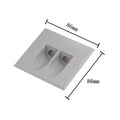 SANDIY Motion Sensor LED Step Wall Light – Waterproof Outdoor LED Step Wall Light Vue Switch Control China Mainland Warm White (2700-3500K)|3W