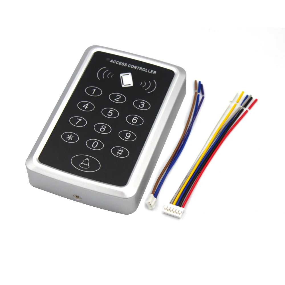 125KHz RFID Access Control Keypad EM Card Reader Door Access Control System Door Lock Opener Keyboard System Vue