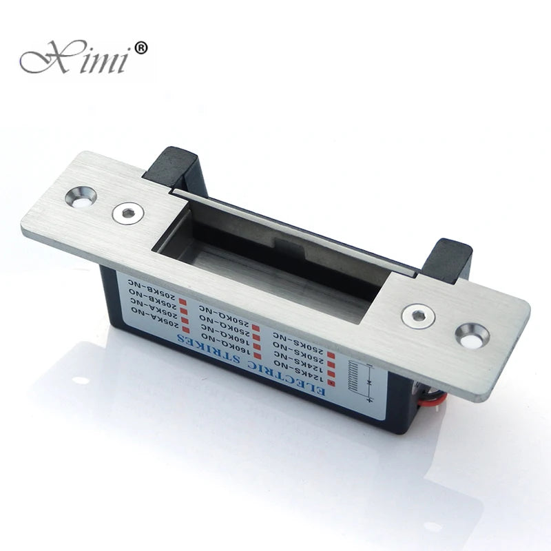 ANSI Original DC12V Stainless Steel Sturdiness Narrow Frame Fail Secure Standard Electric Strike Lock Electronic Door Lock Vue