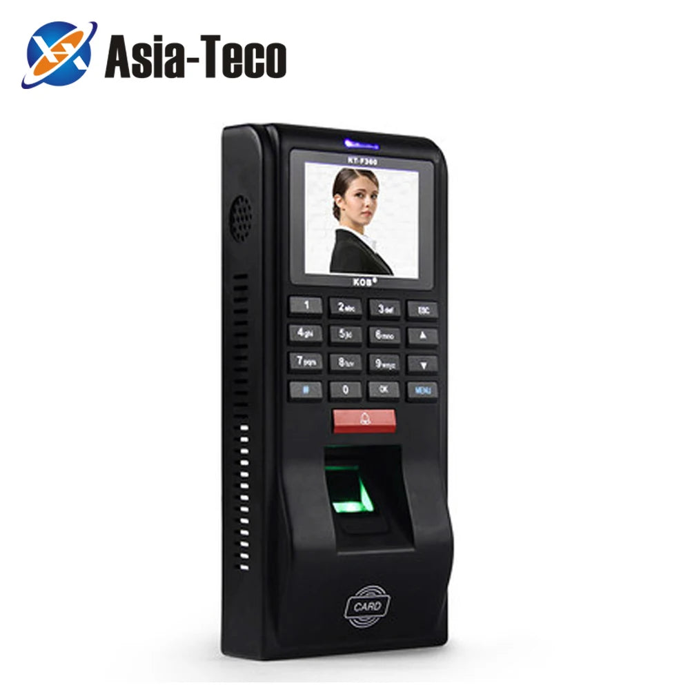 TFT Screen Linux System Standalone IC Card Reader Fingerprint Access Control System Vue