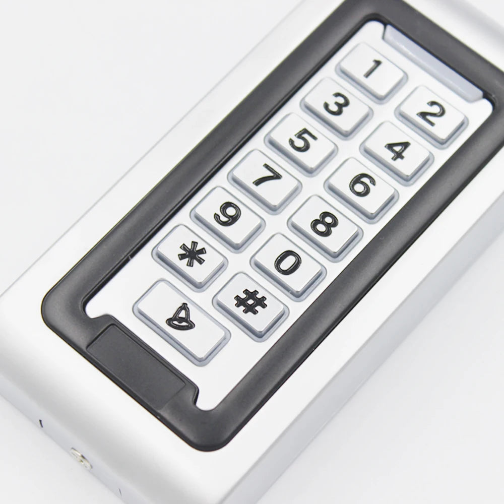 Access control System Card Reader Door Lock 2000Users WG26 input and output security 125Khz RFID Access Control Cover Keypad Vue