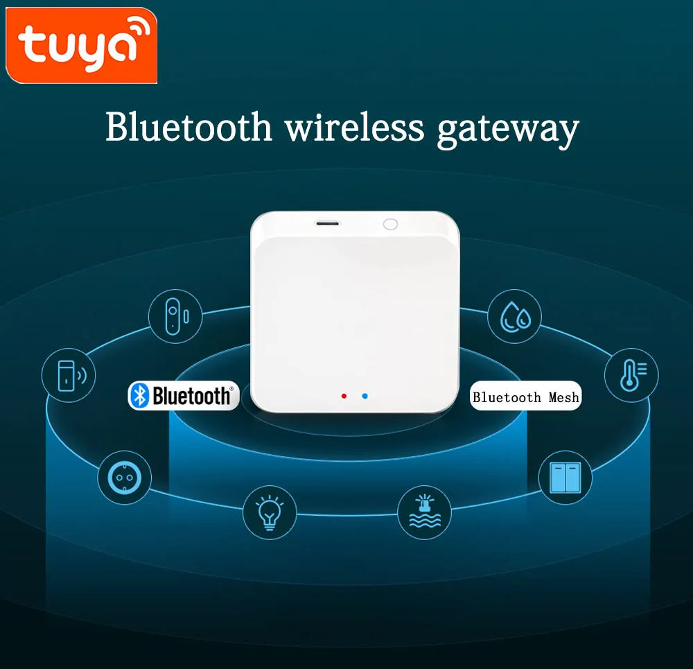 Tuya Gateway Smart Wireless WIFI Bluetooth Gateway Works with Alexa Google Home Remote Control Via Smart Life APP Vue