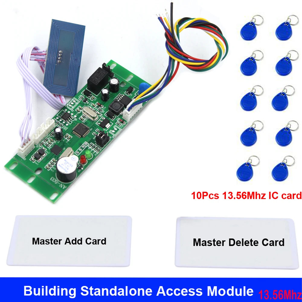 13.56Mhz IC Proximity Access Control System Board Building intercom module Embedded Access Control module 15000 user Vue