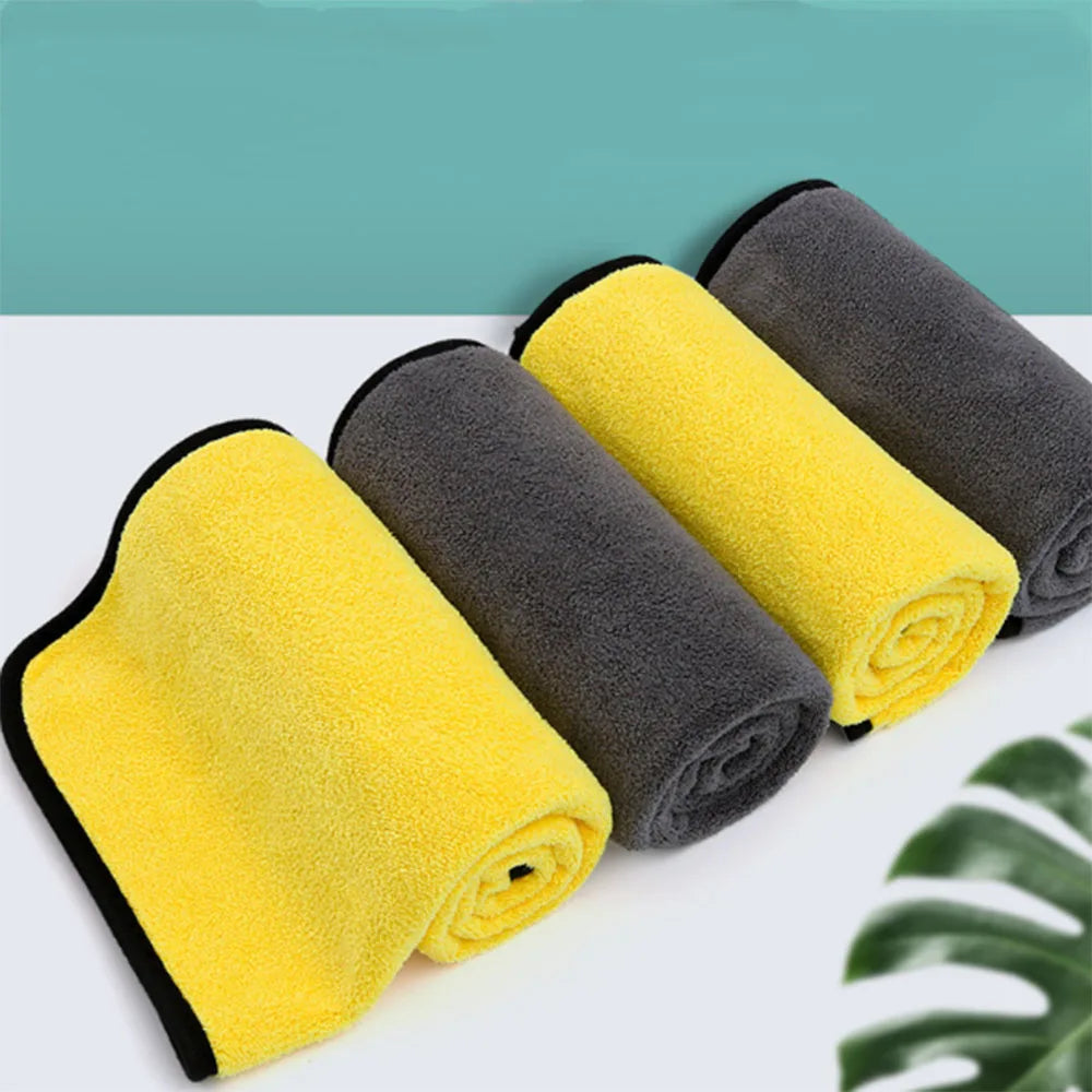 Absorbent Towel Pet Dog Cat Dry Superabsorbent Fiber Artifact Supplies Quick-drying With a bath Towel Vue