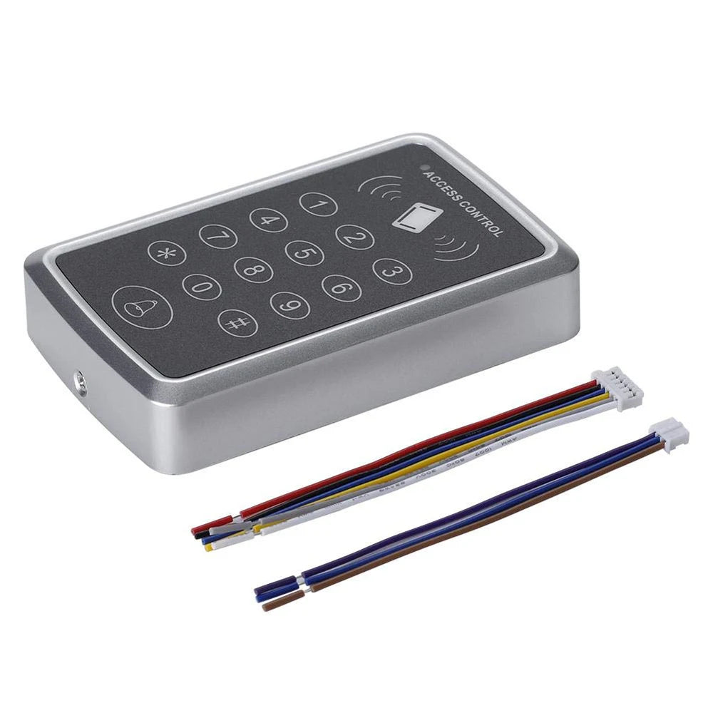 125KHz RFID Access Control Keypad Machine Rainproof Cover EM Card Reader For Door Access Control System Lock Opener Vue