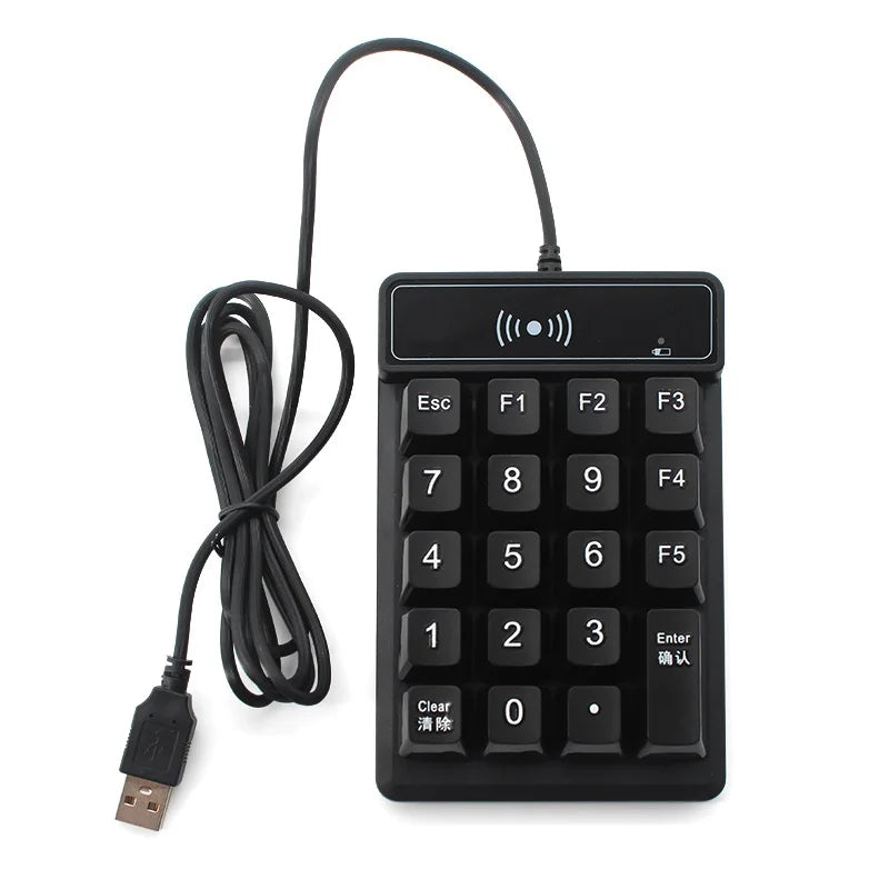 RFID 13.56Mhz Numeric Keypad Reader 14443A USB Interface Vue Default Title