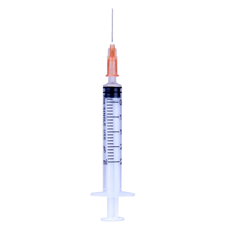 40pcs 2.5ml Disposable Plastic Veterinary Syringe With Needles For Pet Farm Animal Cat Dog Pig Cattle Sheep Horses Vue