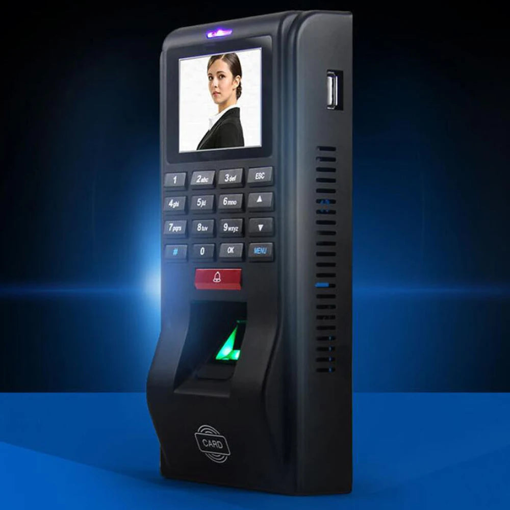 TFT Screen Linux System Standalone IC Card Reader Fingerprint Access Control System Vue