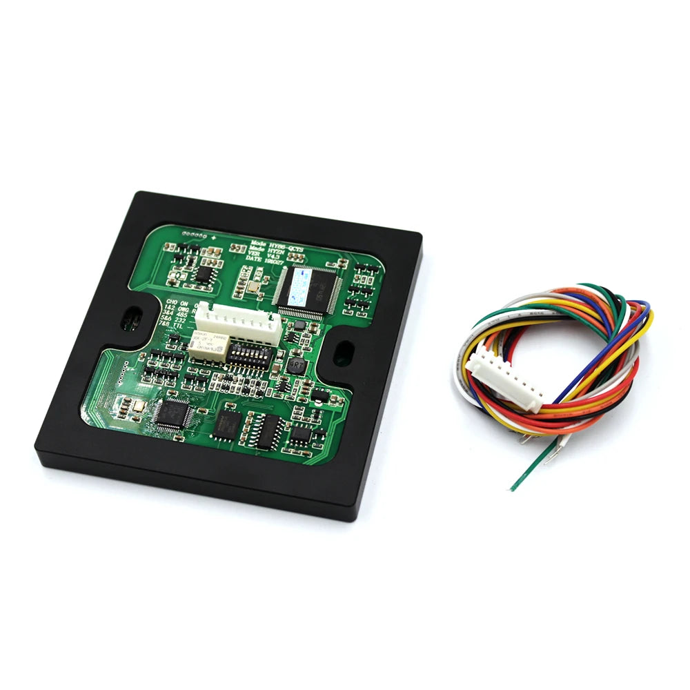 barcode Qr code reader access control reader 13.56Mhz IC card reader RS232 RS485 Wiegand 26 34 TTL 20000 user wechat free SDK Vue