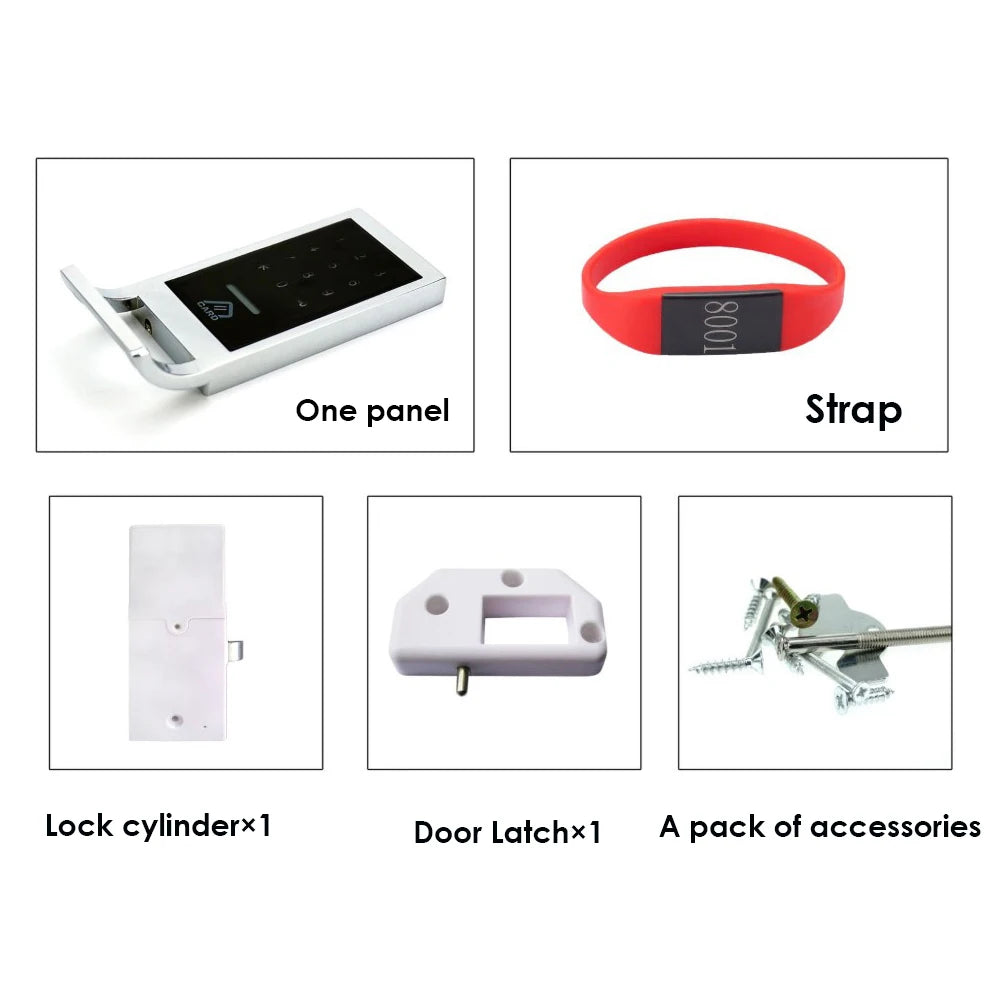 Tech Locker Touch Keypad Password Key Access Lock Digital Electronic Security Cabinet Coded Locker Cabinet Lock Vue
