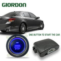 GIORDON Car Alarm Start Stop Button Engine Keyless Entry System Push Button Starter Stop Auto Vue China Mainland