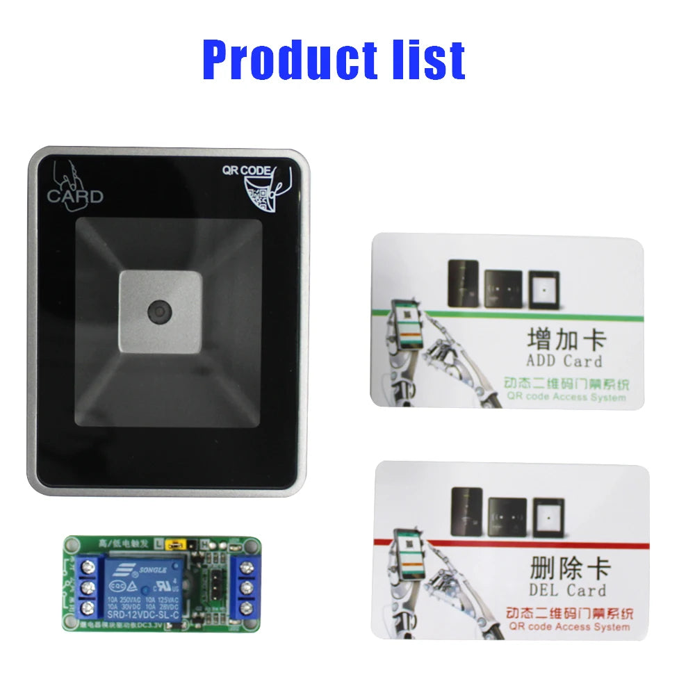 USB Embedded 2D Barcode Scanner Module QR Code Reader for Access Control System Standard TTL RS485 WG 26/34 Output Vue