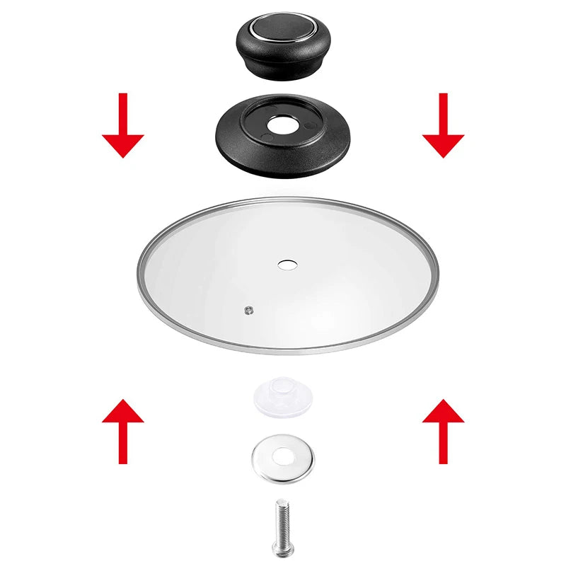 New 4 Pieces Pot Lid Knob Pan Lid Holding Handle Universal Kitchen Cookware Lid Replacement Knob Vue