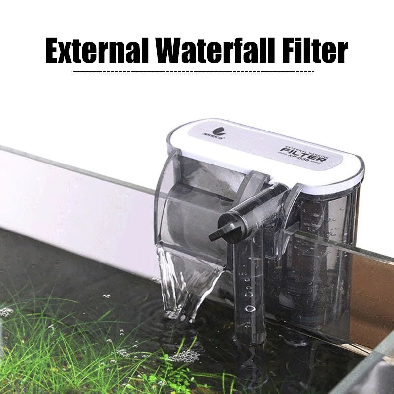 Fish Tank Filter Manure Cleaner Silent Suspension Oxygen Pump External Waterfall Filter Equipment Aquarium Accessories Vue