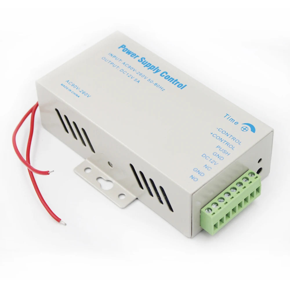 Door Access Control System Switch Power Supply DC 12V 3A 5A AC 90~260V for Fingerprint Access Control Machine Vue
