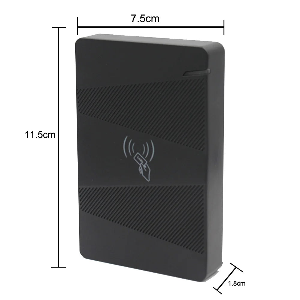 13.56Mhz MF IC Access Control Mafire Card Access Control Outdoor Access Control System No keypad 15000 Users IP67 Waterproof Vue