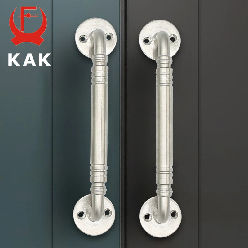 KAK Stainless Steel Door Handles for Interior Doors Bedroom Kitchen Door Pulls Fire-proof Door Handle Cabinet Handle Hardware Vue