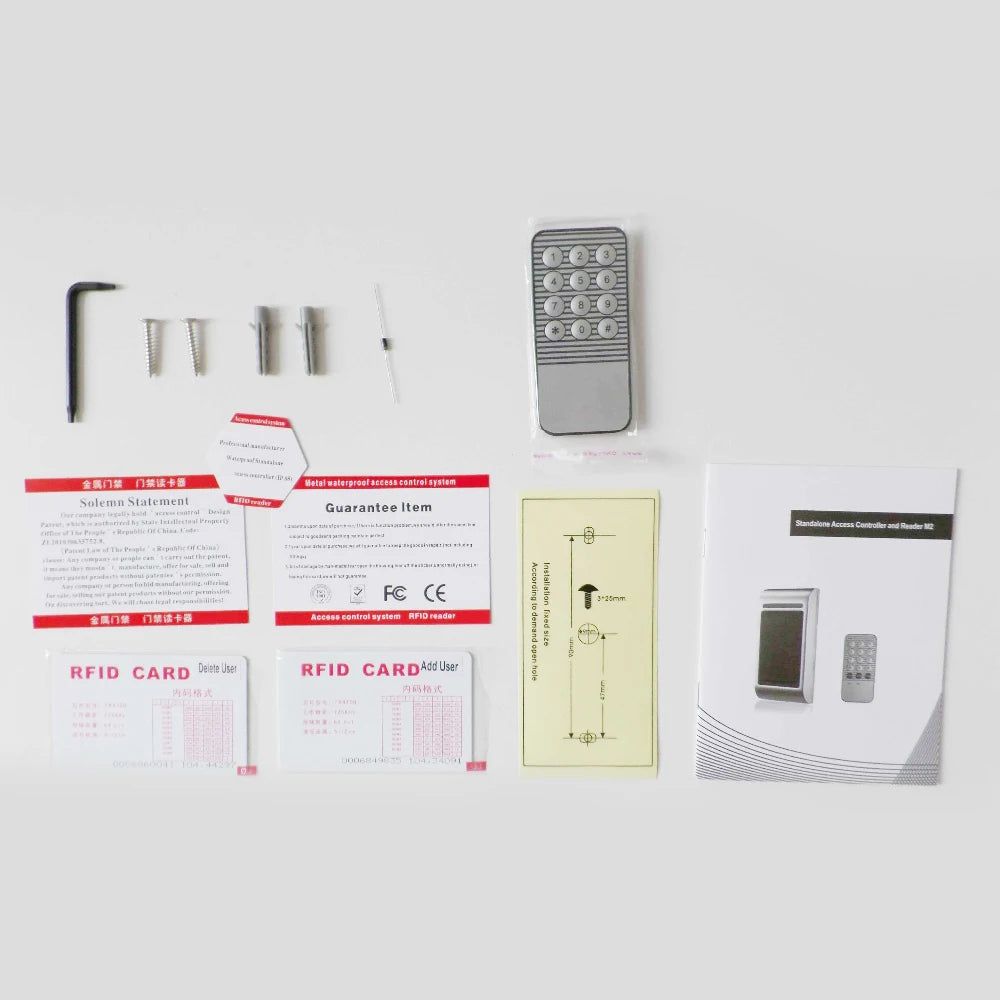 Plastic Standalone Proximity Card Access Controller Weigand 26 Waterproof IP68 125KHZ RFID Access Control System for 10000 Users Vue