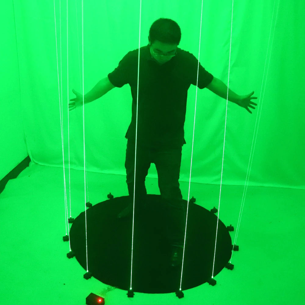 Green Laser Dancing Mat Bar and Nightclub Laser Stage Programming Custom Laser Sword Stage DJ Music Show Stage Lighting Vue