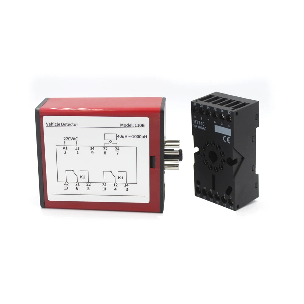 AC220v/50hz Automatic Gate opener barier Barrier Gate Traffic Inductive Single Channel Loop Vehicle Detector Vue