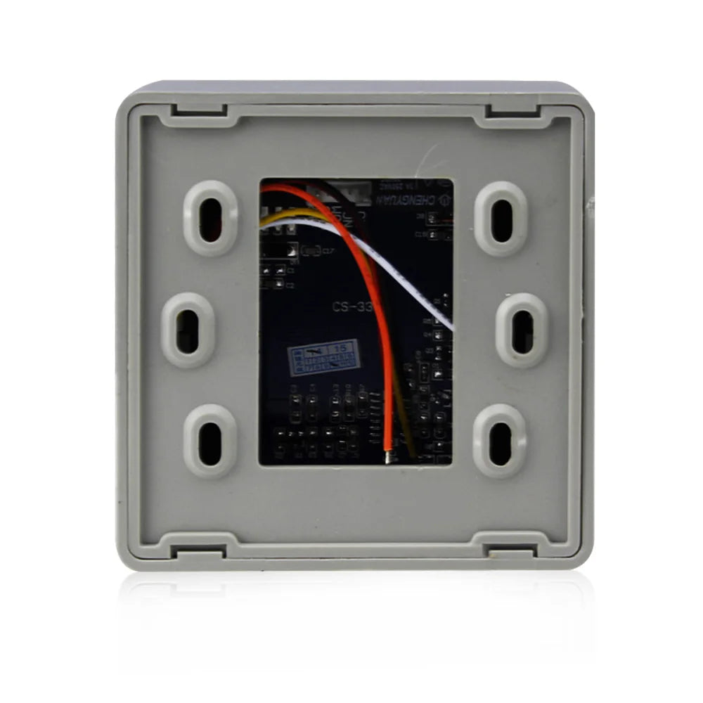 86*86mm Backlight Push Touch Exit Button Infrared Contactless Door Release Switch for access Control System With LED Indicator Vue