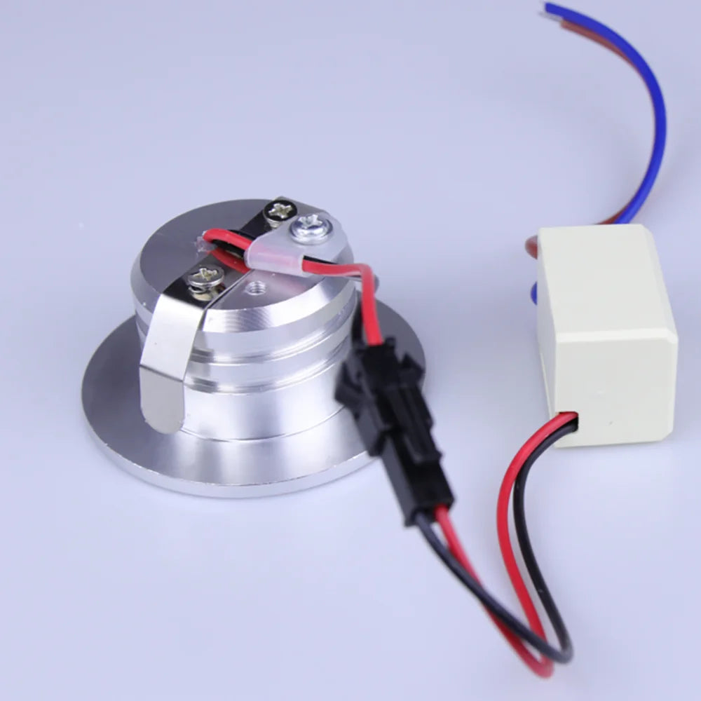 SANDIY Round Recessed LED Wall Sconce Step Light + Mounting Box LED Wall Sconce Vue