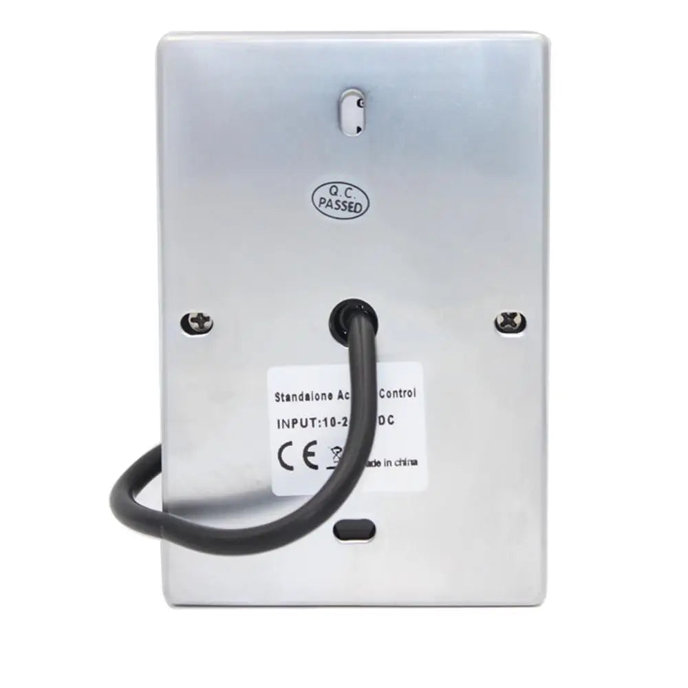 A7R Waterproof IP67 RFID 125Khz/13.56Mhz Access Control Card Reader Keypad Metal Security Entry Door Opener Wiegand 26/34 Output Vue