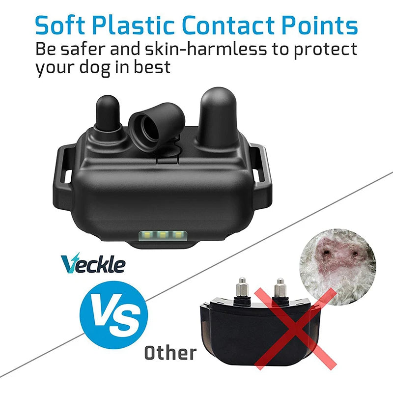800m Electric Dog Training Collar Product Acessories with LCD Display Pet Remote Control Waterproof Rechargeable Collars Vue