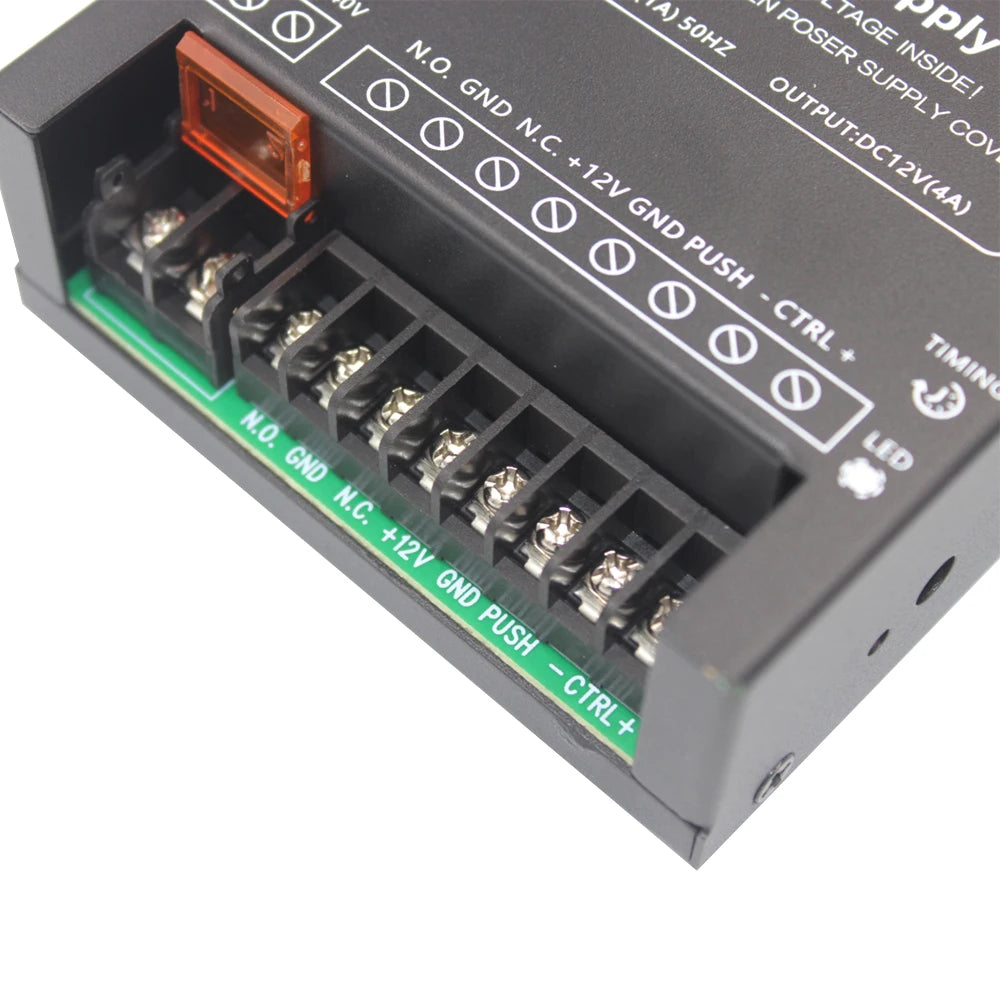 DC 12V 4A Door Access Control System Switch Power Supply AC 110~240V RFID Fingerprint Access Control System Vue