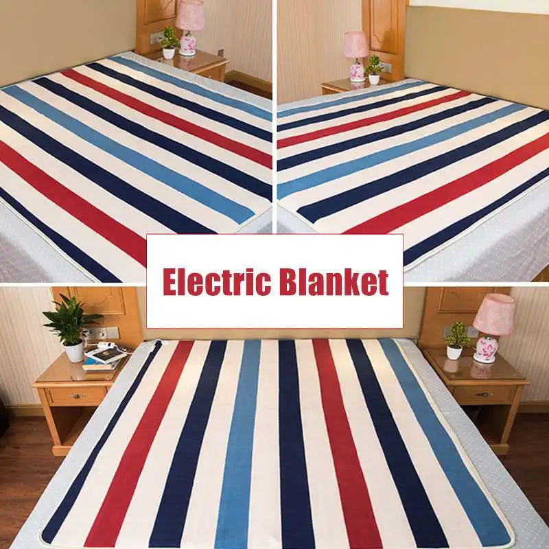 Electric Heated Blanket | Plush 3-Heat Setting Warming Mat Electric Heated Blanket Vue