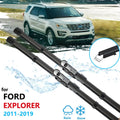 Ford Explorer 2011–2019 Front Windshield Wiper Blades Set Windshield Wiper Blades Vue Default Title