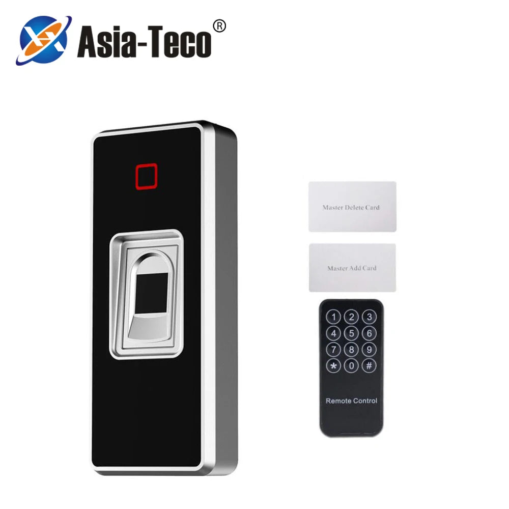 F6 RFID EM Standalone Access Control System Waterproof IP66 125Khz Fingerprint Reader 500 Users 200 Stored Fingerprints Vue