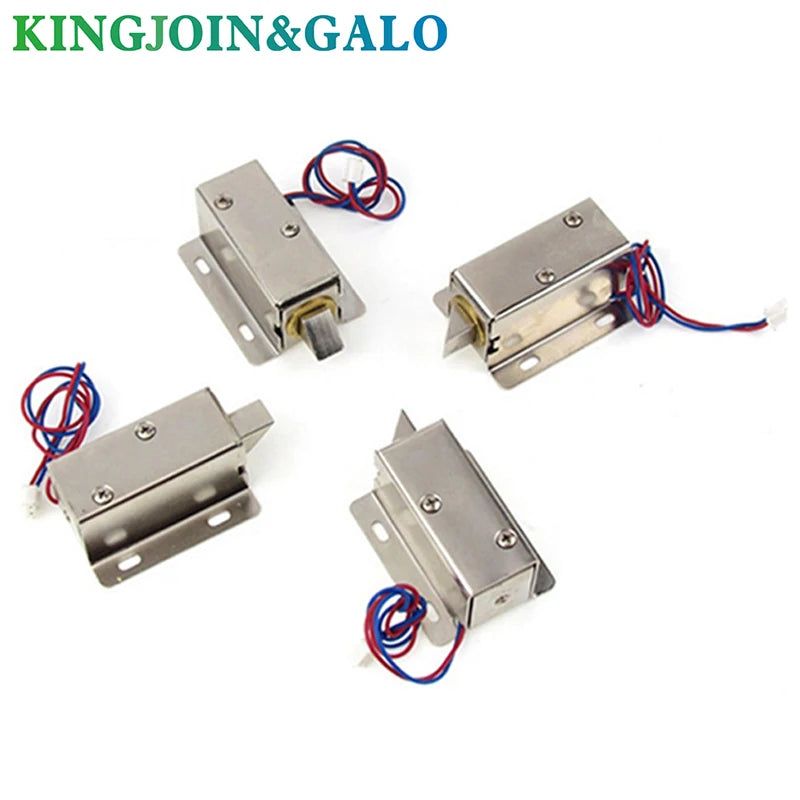 DC12V / 24V Small Electric Bolt Lock Electromagnetic Lock Drawer Electronic Locks Vue