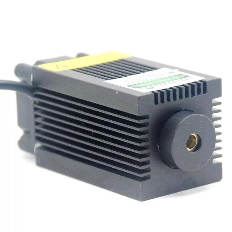Powerful 532nm 100mW 33x55mm Green Laser Diode Module Dot Lights LED Light With 12V Adapter Vue