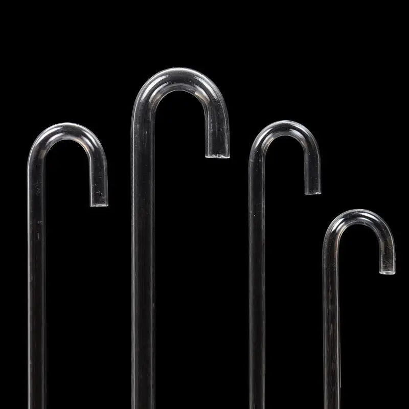 Acrylic Elbow Tube Aquarium Fish Tank Water Pumping Transparent Carbon Dioxide Refiner Diffuser Tube U-shaped Hard Tube Vue