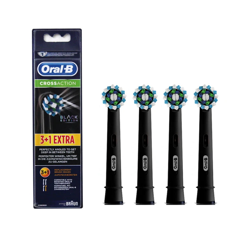 Oral-B Replaceable Electric ToothBrush Heads Cross Action 16 Degree Stains Removal Original Oral b nozzles Teeth Brush Head Vue