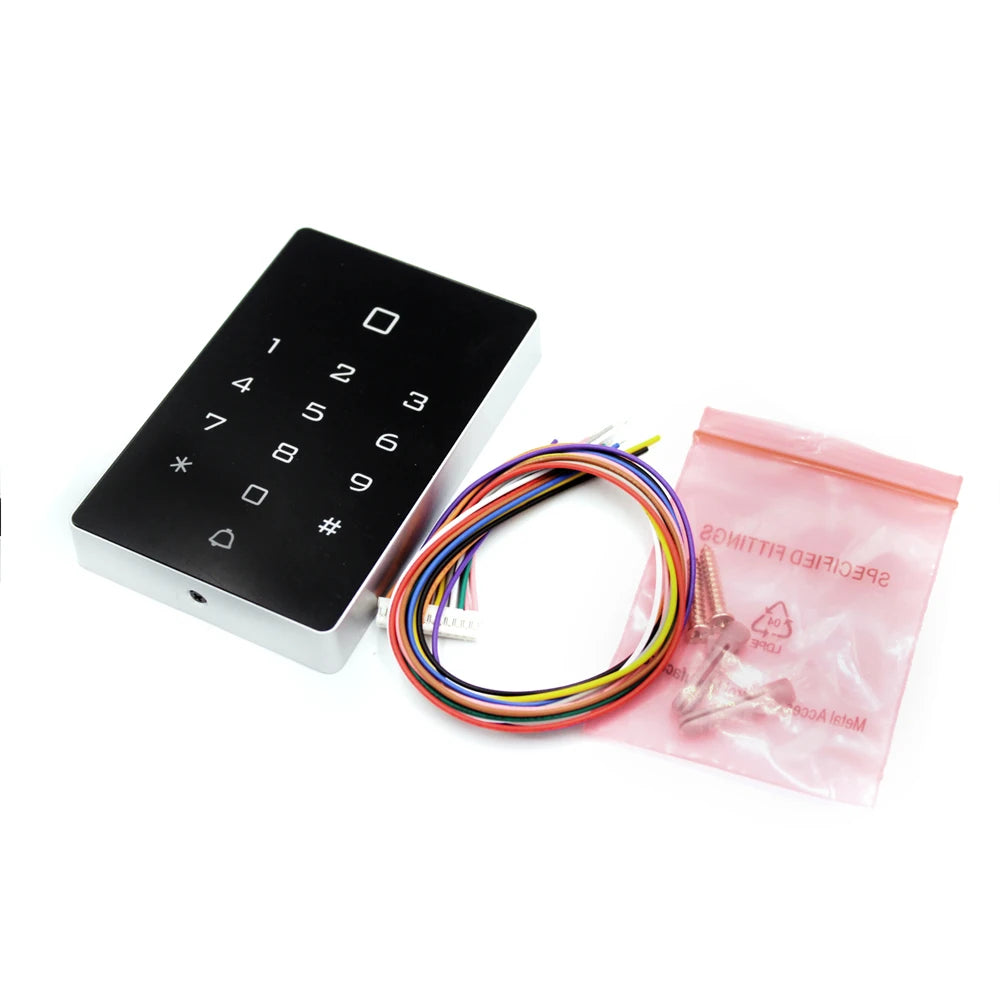 Waterproof WiFi Tuya App Backlight Touch 125khz RFID Card Access Control Keypad WG26 Output Alarm Management Card Support Vue