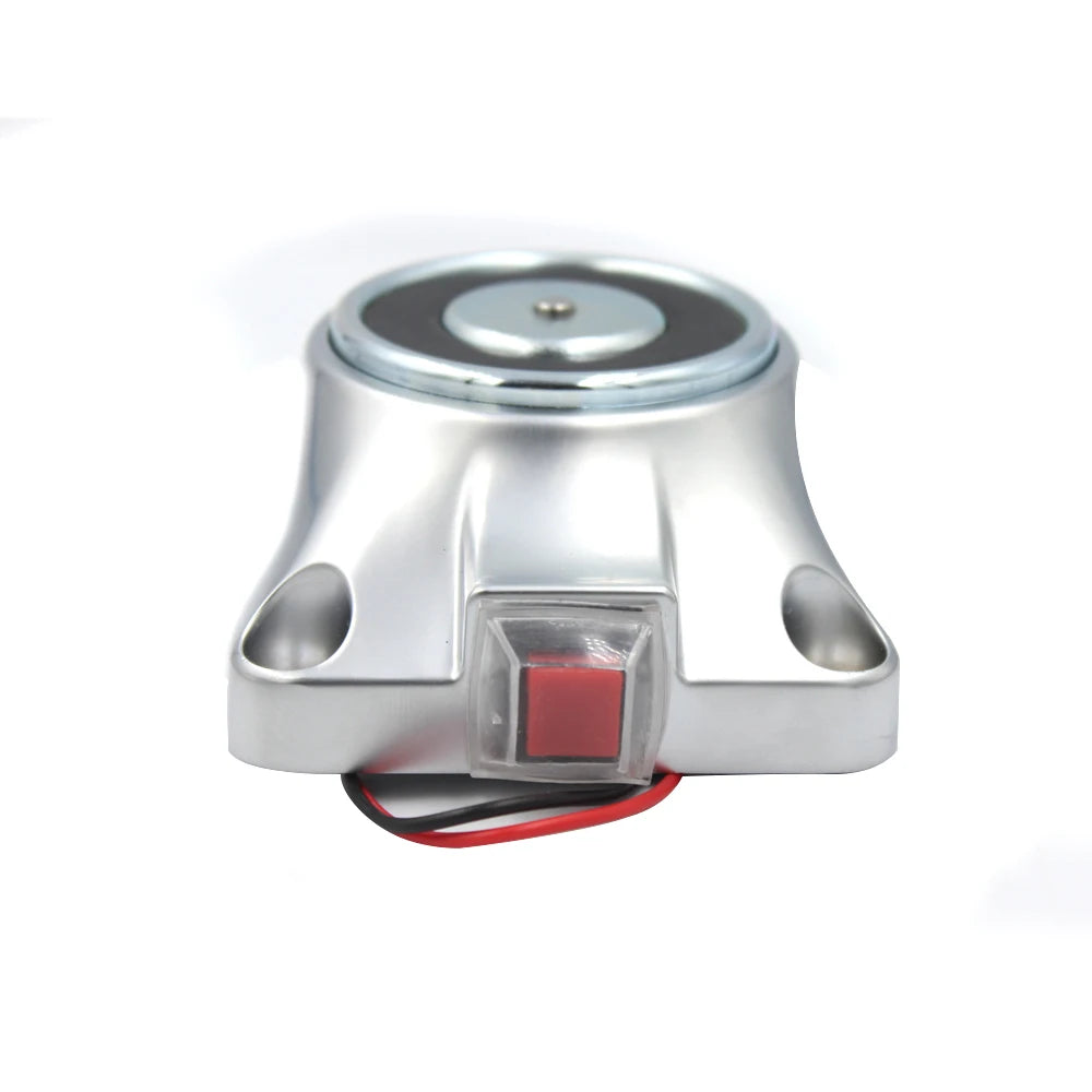 12/24V 60kg/120Lbs Holding Force Magnetic Wall Mount Door Stopper Power To Lock Electromagnetic For interior doors Vue