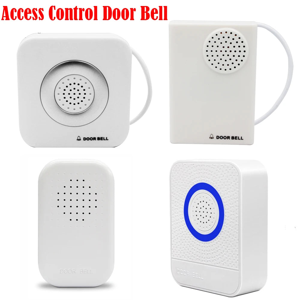 DC 12V Wired Doorbell Wire Access Control Wire Door Bell External Wired Doorbell Loud Ding-dong Ringtones Vue