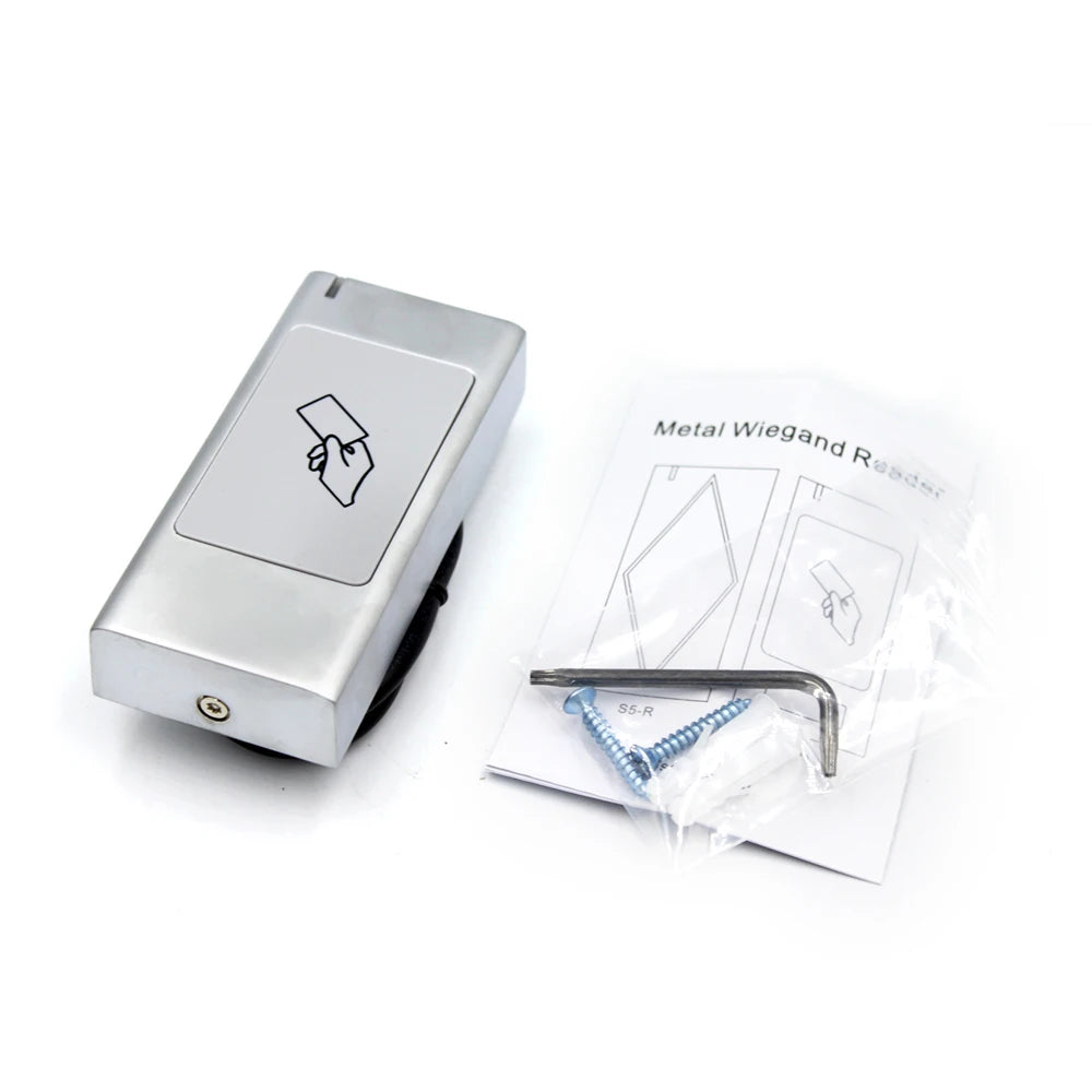 S6R IP68 Waterproof Metal Access Control LED Indicators Security 125KHz RFID EM/13.56MHz IC Wiegand 26 34 Card Reader Vue