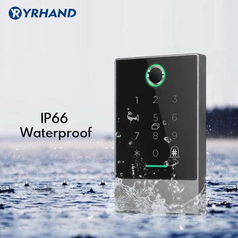 Smart Phone Bluetooth TTlock App Control Door Access Control System Fingerprint Card Reader Vue