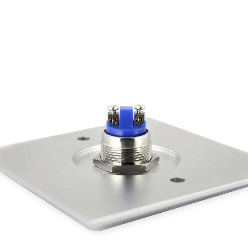 86*86mm Aluminum alloy Push Button Switch Exit Button Door release for door lock access control gate door opener for Home/office Vue