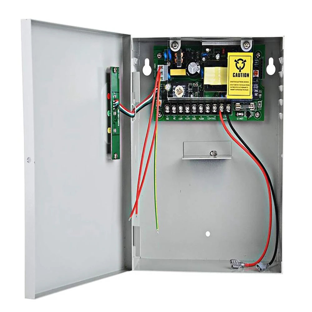 DC12V 5A 50W Door Access Control System Switch Power Supply AC 110-240V Voltage Converter for Electronic Security Systems Vue