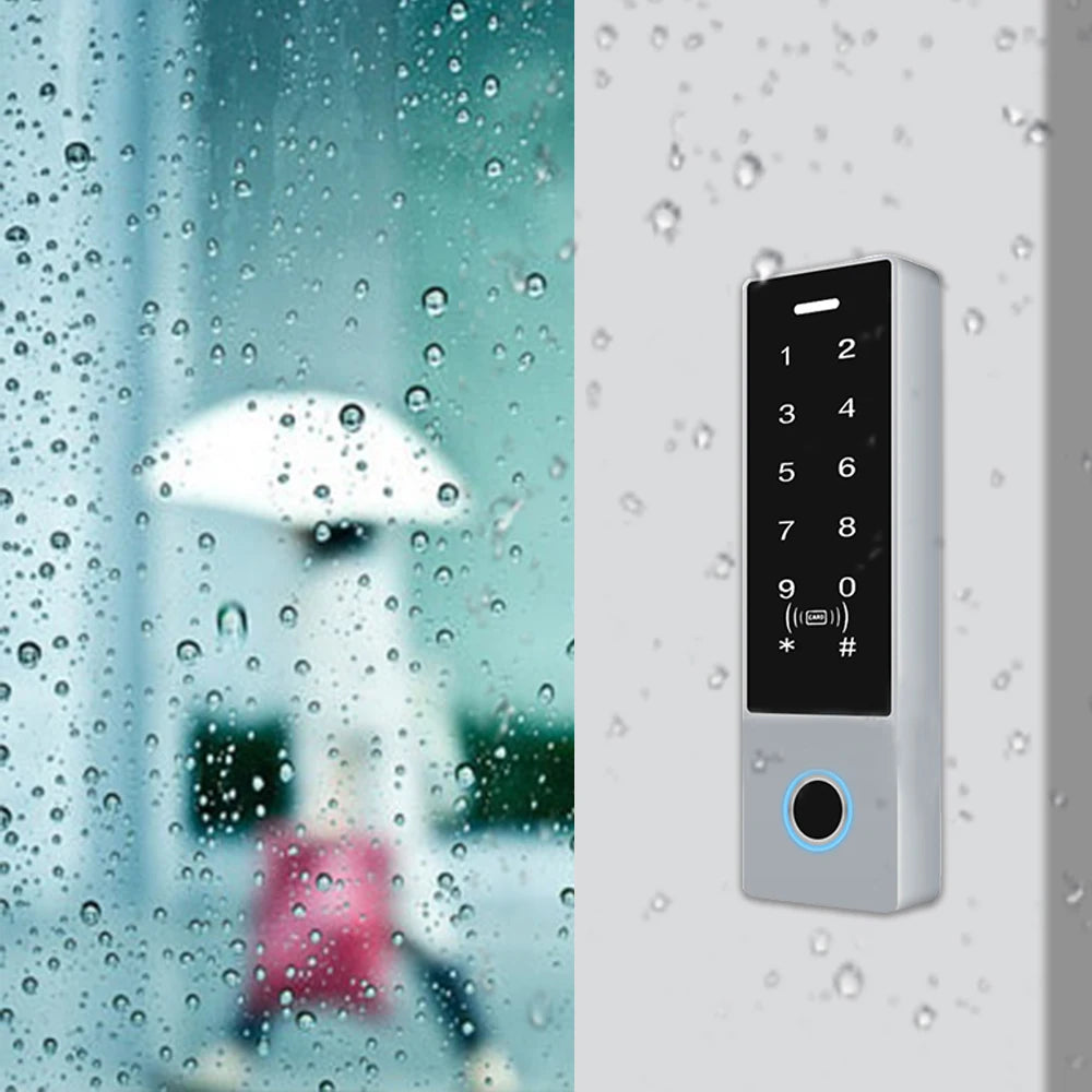 IP68 Waterproof New Metal Fingerprint Standalone Door Access Control System W/ 125Khz RFID Card Reader 2000 user Vue