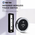 Wireless 2.4G Infrared Exit Button Switch for Auto Door System NO/COM Interface Contactless Access Control Release Switch Vue Default Title